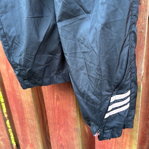 Adidas Womenswear Track Pants Black/Pink Drawstring Pocket Size M - Picture 10 of 14
